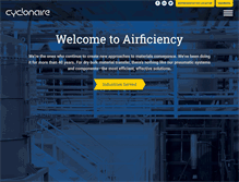 Tablet Screenshot of cyclonaire.com